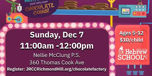 Kids at the Chanukah Chocolate Gelt Factory