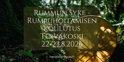 Rummun Syke \u2013 Rumpuhoitamisen koulutus Tervakoskella 22-23.8.2026!