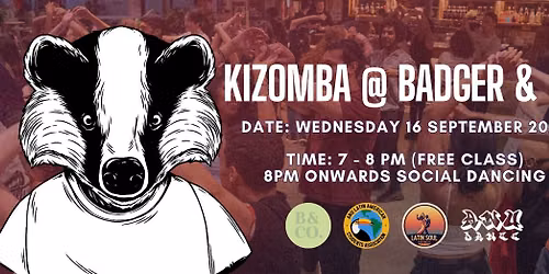 FREE Kizomba @ Badger & Co \ud83d\udc83\ud83d\udd7a