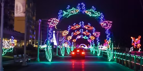 Holiday Lights at the Beach at Virginia Beach Oceanfront