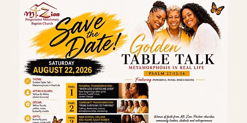 Golden Table Talk: Metamorphosis in Real Life