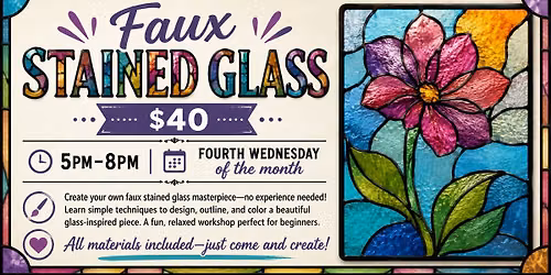 Faux Stained Glass