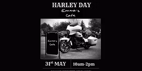 HARLEY DAY AT EMMAS CAFE