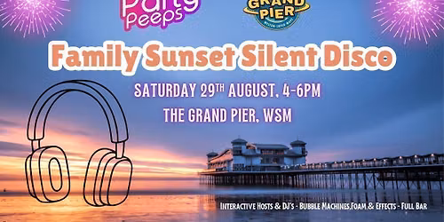 Family Sunset Silent Disco