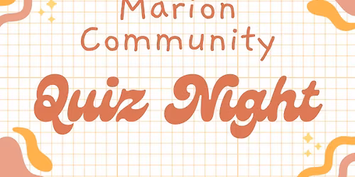 \u26a1\ufe0f Marion Church Community Quiz Night \u26a1\ufe0f 