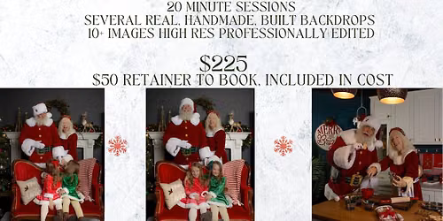 Christmas minis with Santa & Mrs Claus