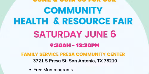 Community Health & Resource Fair