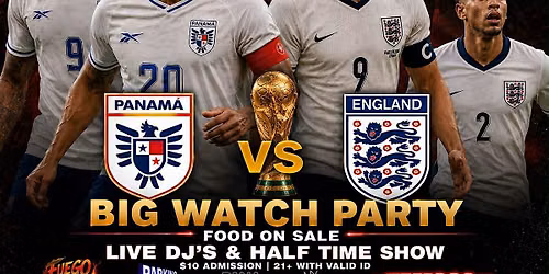 Panama Vs England World Cup Watch Party
