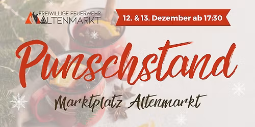 Punschstand der FF-Altenmarkt am Marktplatz