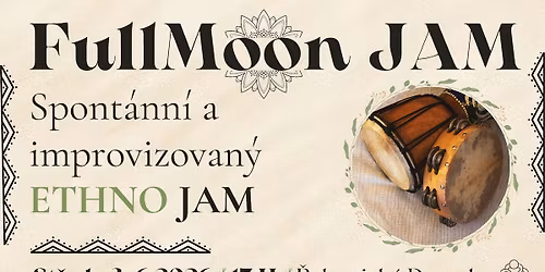 FULLMOON JAM na \u0158ehenick\u00e9m Dvorku *3.6.*\ud83e\ude98\ud83c\udf3f 
