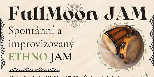 FULLMOON JAM na \u0158ehenick\u00e9m Dvorku *3.6.*\ud83e\ude98\ud83c\udf3f