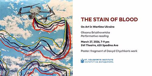 The Stain of Blood: Performative Reading by Oksana Briukhovetska