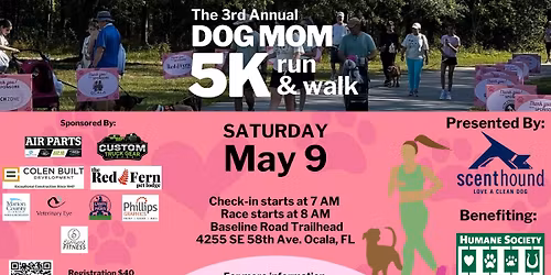 3rd Annual Dog Mom 5k