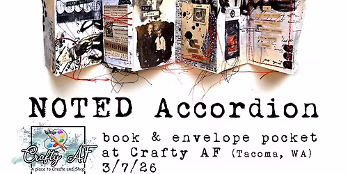 NOTED: Accordian Style notebook with DeeDee Catron