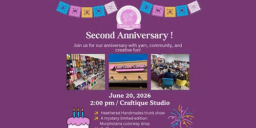 Craftique Studio 2nd Anniversary Celebration