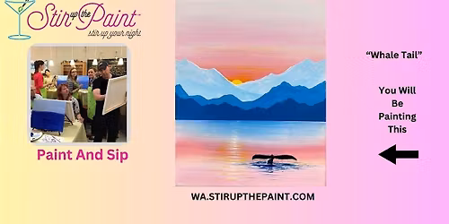Seattle Paint and Sip, Paint Party, Paint Night With Stir Up The Paint