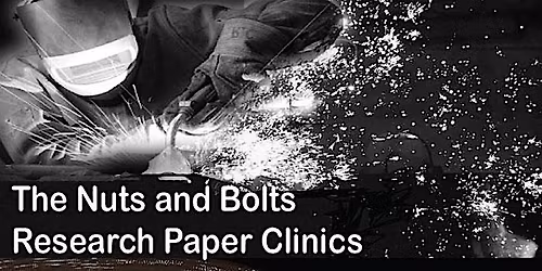 The Nuts and Bolts Research Paper Clinic (12\/4 - 3 p.m.) - IN PERSON
