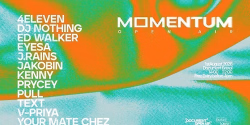 Momentum Open Air: House & Garage Day Party (FREE ENTRY)