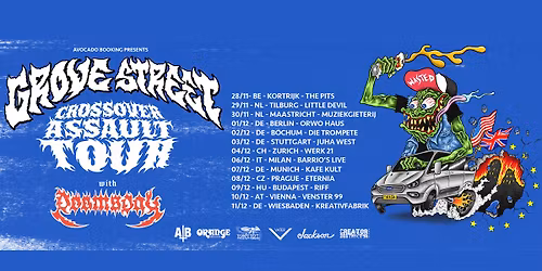 GROVE STREET | DOOMSDAY | COLLIDE & DISCORD im JuHa West, Stuttgart