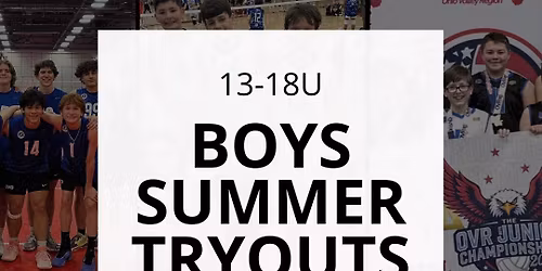CVC Boys Summer Tryouts