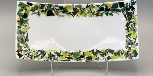 Glass Fusing Date Night: Holiday Cheese Plate