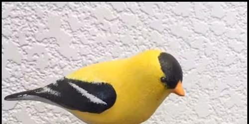 Gold Finch Carving Class