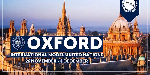 Oxford International Model United Nations | 26 November - 3 December