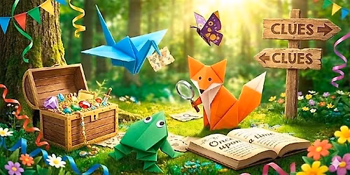 Treasure-Hunting and Origami-Making Fun