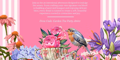 Garden Tea Party! \ud83d\udc90\u2615\ufe0f\ud83e\udd8b