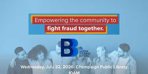 Scam Stop Seminar- Champaign