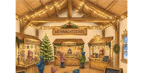 Kinder Kreativ Bastel & Adventsmarkt im Weihnachts-Stadl