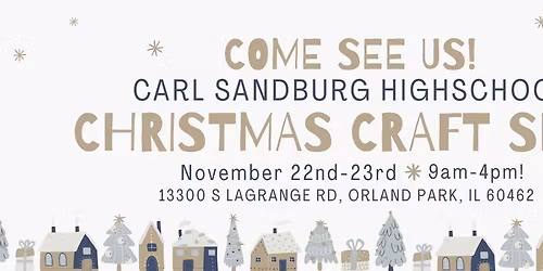 Sassy will be at Carl Sandburg High School!