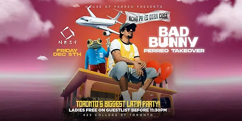 BAD BUNNY - PERREO TAKEOVER @NEST
