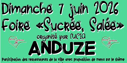 FOIRE "sucr\u00e9e sal\u00e9e"