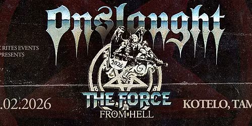 Onslaught -Force From Hell' EU Tour 2026