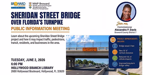 Sheridan Street Bridge Public Information Meeting