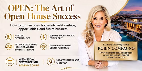 OPEN: The Art of Open House Success