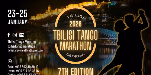 Tbilisi Tango Marathon 7th Edition 2026