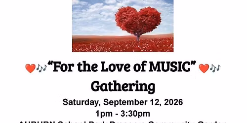 For the Love of Music Gathering 