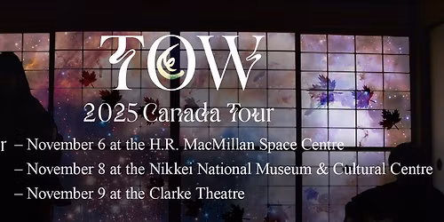 TOW Canada Tour 2025 \u2013 Nov 8, Burnaby