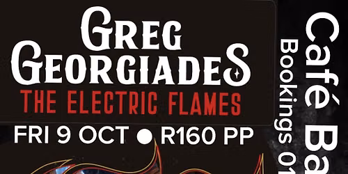 Greg Georgiades & The Electric Flames Live @ Cafe Barcelona 