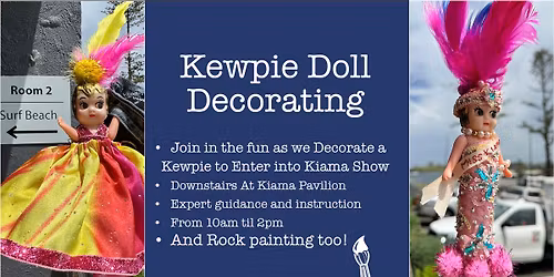 Kewpie Dolls and Rock Painting For Kiama Show