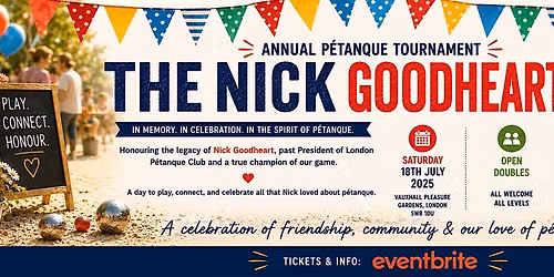 The Nick Goodheart Cup - 18th July