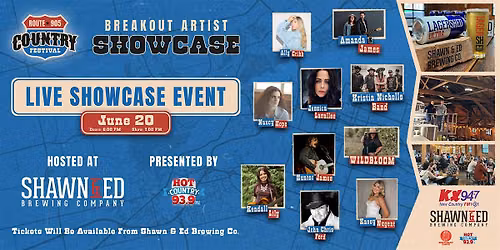 Route 905 Breakout Artist Showcase