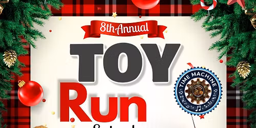 Time Machine at Gator Harley Davidson - Toy Run