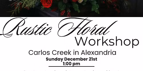 Winter Floral Centerpiece Workshop