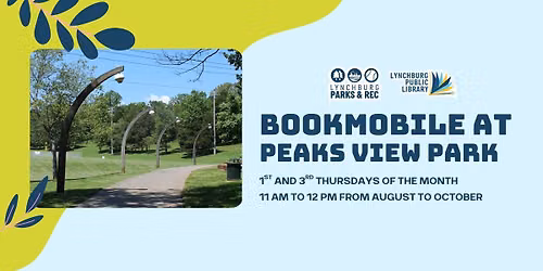 Bookmobile at Peaks View Park