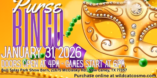 Wildcat Cosmo Purse Bingo