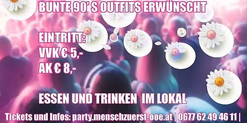90\u2019s Party  Tanz in den Fr\u00fchling