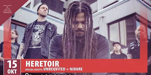 HERETOIR - "Solastalgia over Europe MMXXVI" Tour 2026 - Special Guests: UNREQVITED + NIDARE